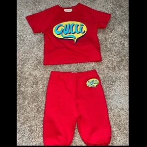 COPY - Baby boy 2 piece Gucci joggers with tee